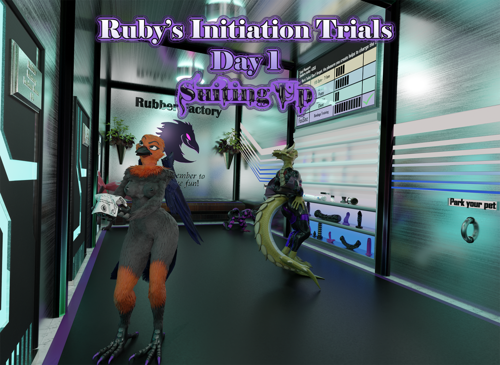 Ruby's Initiation Trials - Day 1 - A Rubber Factory Comic